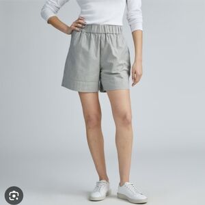 Everlane Gray Striped Easy Shorts